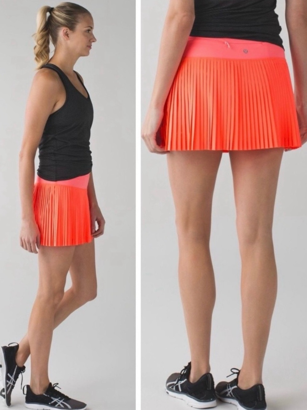 Lululemon Pleat To Street Skirt II Grapefruit
Size 6
